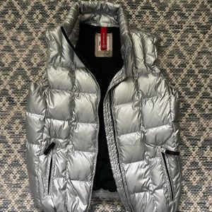 Bogner Fire + Ice Silver Puffy Vest